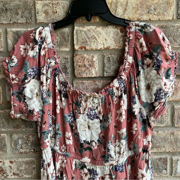 🍒💣 Torrid floral peasant style dress - Picture 7 of 13